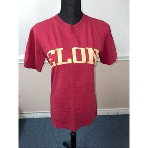 Elon University Maroon Alta Gracia Short Sleeve Tee- Men’s or Women’s